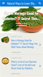 Mobile Screenshot of naturalwaystolowerbloodsugar.com